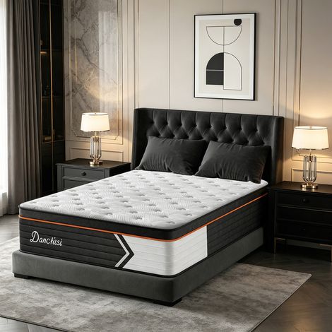 Matelas 90x190 cm - matelas orthopédique 7 zones -certifié Oeko-Tex - mi-ferme - Ergonomique - Durable - Ép 26 cm (1/5)