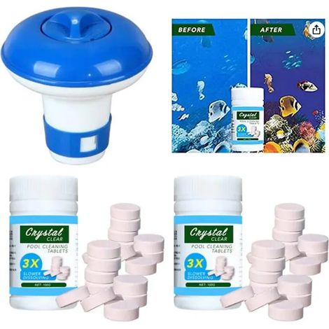 Kit De Limpiador Flotante Para Piscinas Con Cinturn (1/5)