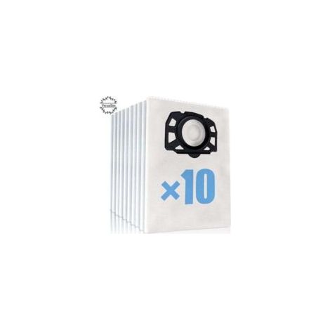10er-Pack Staubsaugerbeutel für Kärcher 2.863-006.0 Vliesfilterbeutel 487 WD4 WD5 WD6 WD5P WD6P Premium MV4 MV5 MV6 für Nass- und Trockensauger - Crezuo