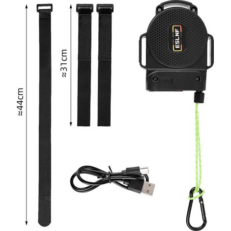 Reuevolles Fahrradkabel für, Traktionsseil mit LED-Anker, Eltern-Kind-Traktionsseil, für Mechaniker, Motorräder, Radfahrer, (1/5)