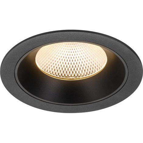 Encastré downlight NUMINOS® XL intérieur 2700 K 40° IP20 rond noir - SLV - 1009921