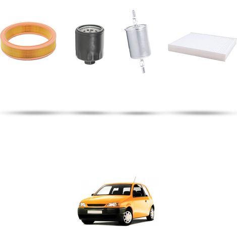 Kit tagliando 4 filtri compatibile con Seat Arosa 1.0 37kw Dal 1997 (1/5)
