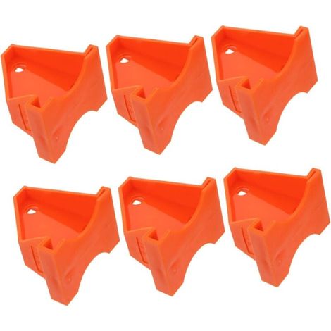 20 Pcs Outils D'installation De Plancher En Bois En Plastique Espaceurs De Plancher De Bois Franc (orange) (1/4)