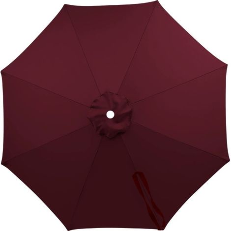Toile de Remplacement pour Parasol de Marché Extérieur 3M, 8 Branches – Housse de Parasol de Table de Jardin, Résistante aux UV, Imperméable (1/5)