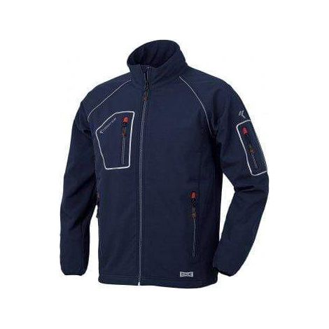 CAZADORA SOFTSHELL JUST AZUL 4515N T-XXL - 428342 (1/5)