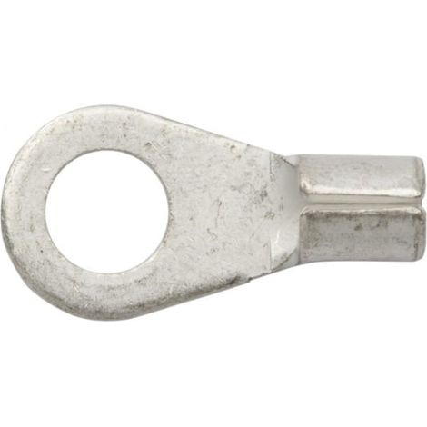 Cosses annulaires non isolées 4-6 mm²/M6 étamées KB6F6 (100 pièces)