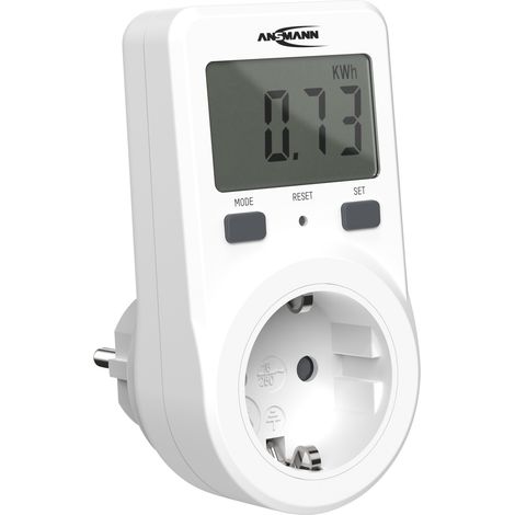 ANSMANN Energiekostenmesser APM 1, digitaler & kompakter Stromverbrauchszähler (1/5)