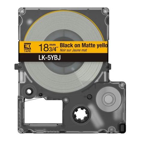 Epson C53S672074 nastro per etichettatrice Nero su giallo