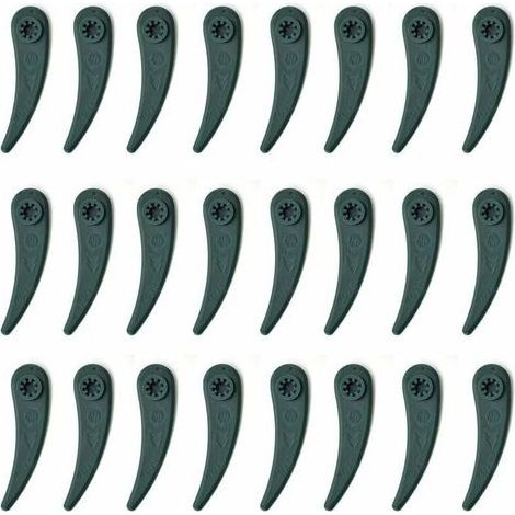 Lot de 24 lames de rechange en plastique pour coupe-bordures Bosch Durablade Art 23-18 LI Art 26-18 LI (1/5)