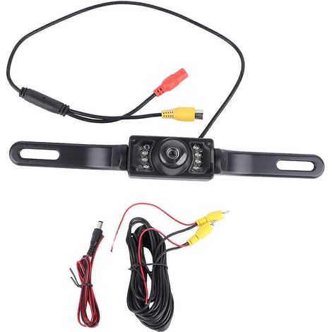 Support de plaque d'immatriculation avec caméra intégrée, vision nocturne HD, 8 LED, caméra de recul, infrarouge, étanche