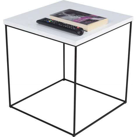 Mesa de alambre 6K40 Negro Blanco Brillo (1/5)