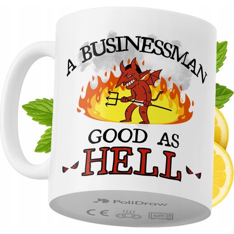 Lustige Kaffeetasse für Geschäftsleute mit witzigem Textdesign – ideal für Geburtstage, Namenstage und Feiertage. Hochwertige Tasse für besondere Anlässe im Büro oder Homeoffice. Farbe: Weiß, 330 ml.