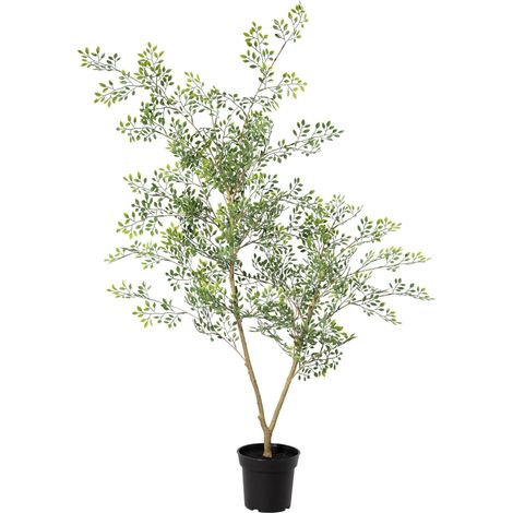 Plante Artificielle Bucida Arbre Décoratif Intérieur Feuillage Réaliste Vert 71 cm - PANGIVO (1/5)