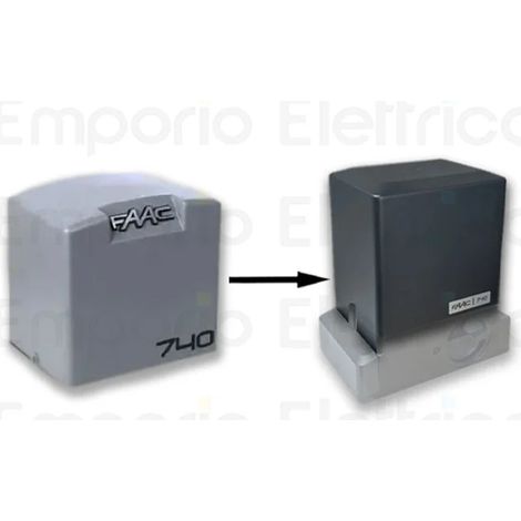 Faac – Couvercle et carter de protection de main 63003321 – Pièce détachée pour motorisation de portail 740 741 – Ensemble pour usage intensif