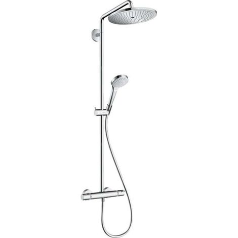 Hansgrohe Croma Select S - Set doccia Showerpipe 280 con termostato, EcoSmart 9 l/min, cromato 26794000 (1/3)