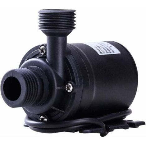 DC 12V Pompe à eau submersible sans balai 800L / H 5M pour système de circulation d'eau de système de circulation solaire de la piscine Fontaine (1/4)