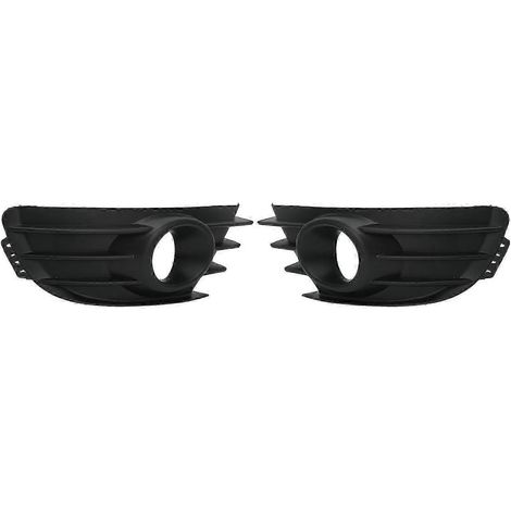 1 paire de grilles de feux antibrouillard avant noires, cache de remplacement pour Citroën C4 2004 2005 2006 2007 2008 (1/5)