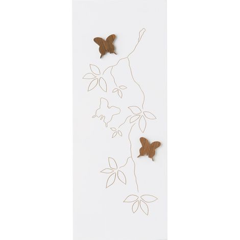 Premier Housewares White Carving Wall Art