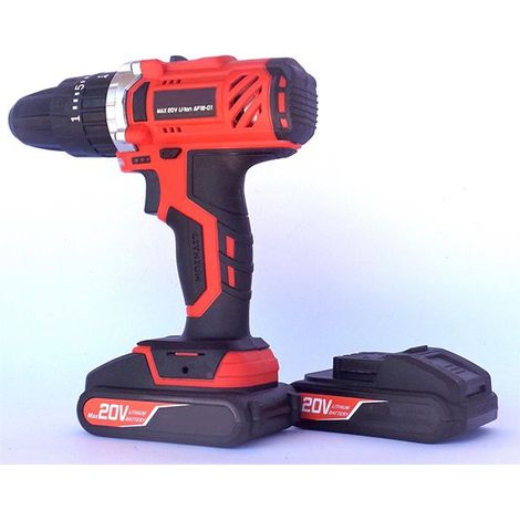 Trapano avvitatore con doppia batteria a litio 20V