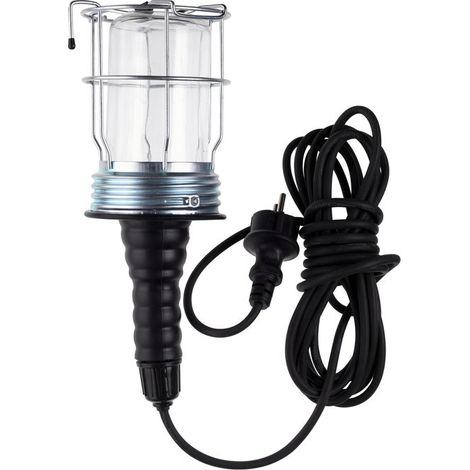 Baladeuse de chantier E27 60W – Câble 5 m – IP54 pour chantiers humides – Lumière puissante et durable – Dhome
