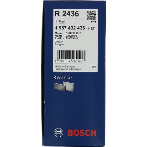 Filtre d'habitacle R2436 1987432436 (1/3)