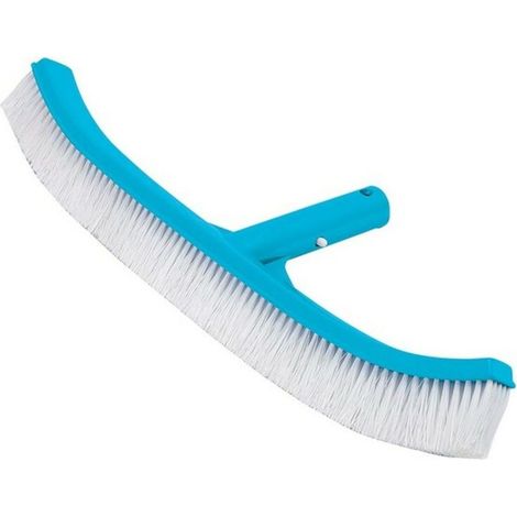 Brosse de piscine courbée 41 cm en polypropylène – Nettoyage rapide des parois et du fond – Compatible avec manche télescopique 29,8 mm (1/3)