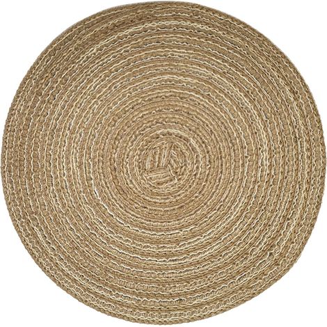 Placemat Antidérapant - Isolation Thermique - Pour Table Cuisine Salle À Manger - Rond - Lot De 4