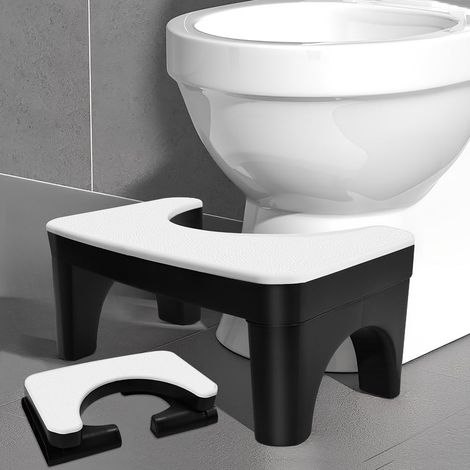Tabouret de Toilette Physiologique, Repose Pied Toilette Pliable (1/5)