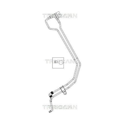 Tuyau hydraulique, direction TRISCAN 8516 43002 HYUNDAI 57541-1C000