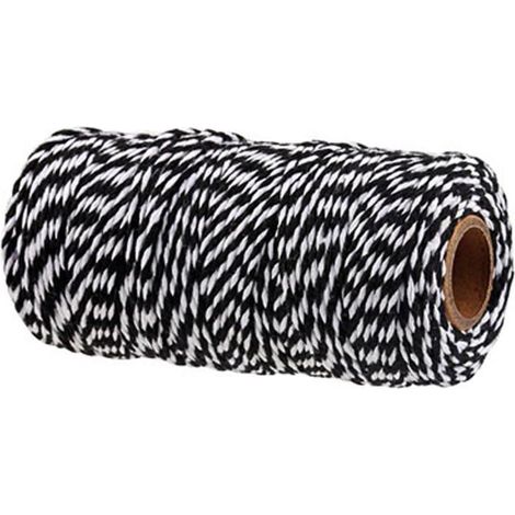 100 m de ficelle de boucher pour travaux manuels, 2 mm de ficelle de boulanger colorée pour cuisine, cuisine, emballage cadeau, (1/5)