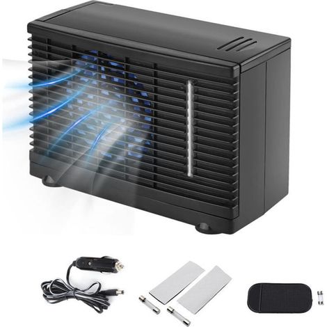 12V Portable Air Conditioner Cooler with Adjustable Speeds Mini Universal Car Cooling Fan for Home Camping A