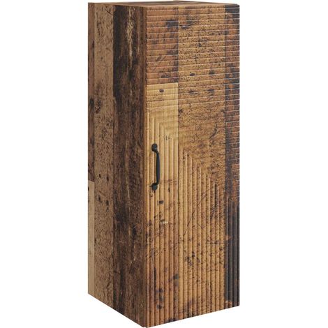 Wandschrank Altholz 33 x 34,5 x 90 cm Holzwerkstoff vidaXL