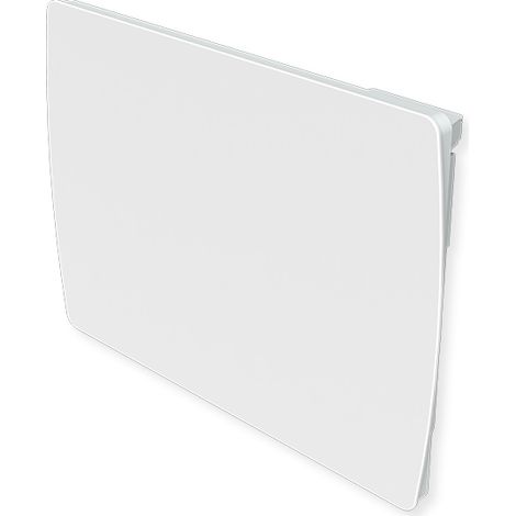 Carrera – Radiateur à inertie fonte en verre blanc 1000W – Thermostat électronique LCD – Dimensions 46x64x10,5cm – IP24 pour sécurité thermique