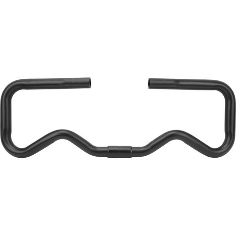 Guidon pliant en alliage d'aluminium ultra-léger pour conversion vélo 25,4x490mm noir (1/5)