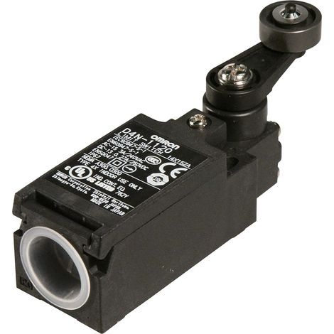 Finecorsa a scatto 1NA+1NC con azionatore braccio con rotella Omron D4N1120