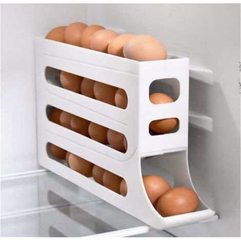 Distributeur d'ufs - 4 niveaux - PP de haute qualité - Rangement efficace - Design compact - Installation facile (1/4)