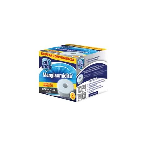 AIRMAX ASSORBIUMIDITA' RICARICA TAB NEUTRA  2 ricariche 450 gr. ciascuna    AIRMAX
