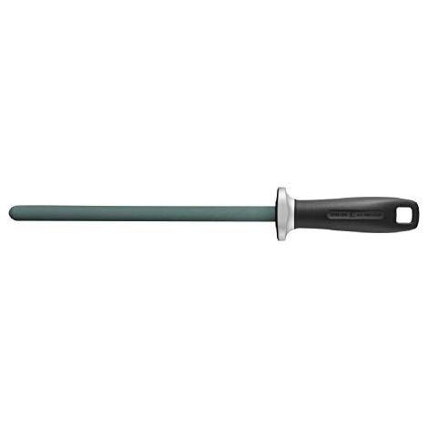 ZWILLING Acciaino in ceramica, Lunghezza: 23 cm, Manico in Plastica Nera con Occhiello per Appendere (1/4)