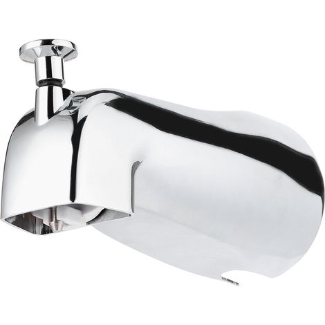 Robinet de Baignoire Murale Électroplacé avec Déviation à Poignée Tirante pour Salle de Bain (1/5)