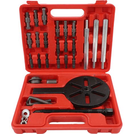 Kit de séparateur d'extracteur de roulement en acier au carbone, outil de retrait à 3 mâchoires, ensemble d'engrenages de démontage pour roue de moto de voiture (1/5)