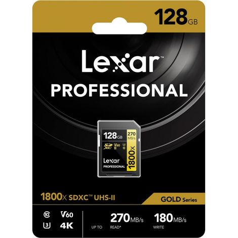 Lexar LSD1800128G-BNNNG Speicherkarte 128 GB SDXC UHS-II Klasse 10 (1/2)