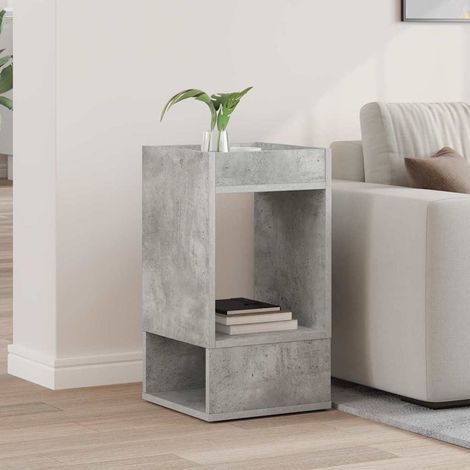 Beistelltisch Beton Grau 30 x 30 x 56 cm Holzwerkstoff