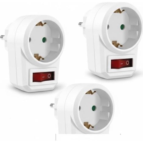 ORION91oficial® - Paquete de 3 adaptadores de corriente con enchufe europeo- spaziOrion91