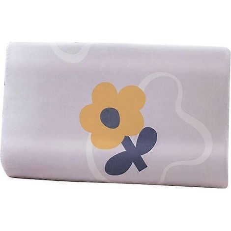 1 taie d'oreiller douce pour le cou, idéale pour le sommeil et la décoration de la chambre à coucher, en polyester avec motif de dessin animé. Taie d'oreiller en latex.