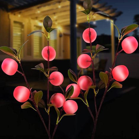 2 Lampes solaires, Panneau monocristallin, Batterie 600mAh, Étanche IP65, Jardin Terrasse (1/5)