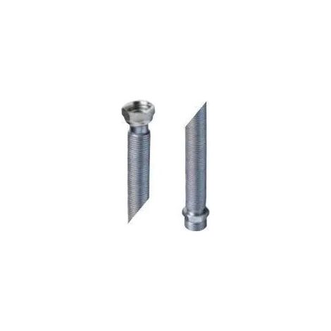 Acciaio inox corrugato 20x27 Maschio Femmina 90 a 140 mm