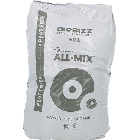 Terreau ALL.MIX en sac de 50 litres - BIOBIZZ - Sans tourbe