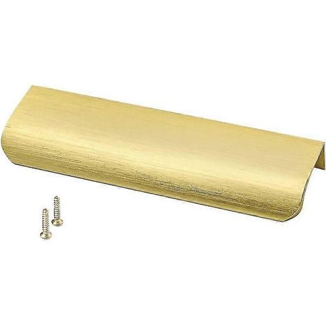 Poignées de meubles 128 mm, poignées de placard, poignée barre noire antique, poignées en aluminium, poignée de tiroir incurvée pour cuisine, poignées de penderie 1 pièce - Profil Ha (1/5)