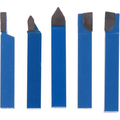 Set mit 5 Dreh- und Lötwerkzeugen, Lötspitzen, spitzen Drehwerkzeugen (blau) – 6,4 x 0,4 cm – Blau (1/4)