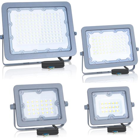 FARO FARETTO LED SMD 10W 20W 30W 50W 100W 150W 200W SLIM DA ESTERNO IP65 AIGOSTAR-150 Watt-FREDDA - Watt: 20 Watt - Luce: Fredda (1/5)